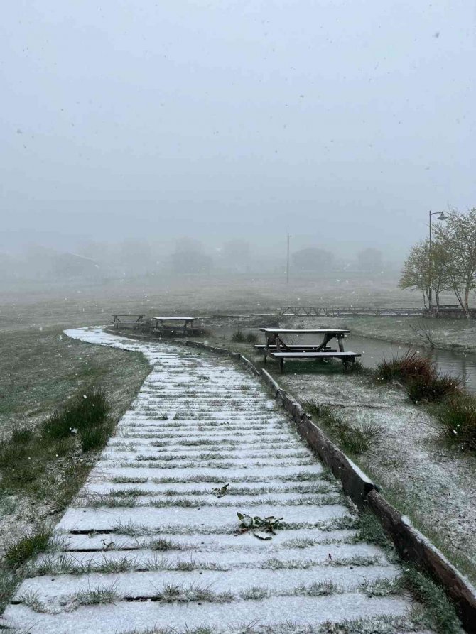 Doğu Karadeniz Yaylalarında 19 Mayıs’ta Kar Sürprizi