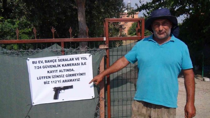 Hırsızlığa Karşı Tabanca Resimli, "Biz 112’yi Aramayız" Önlemi