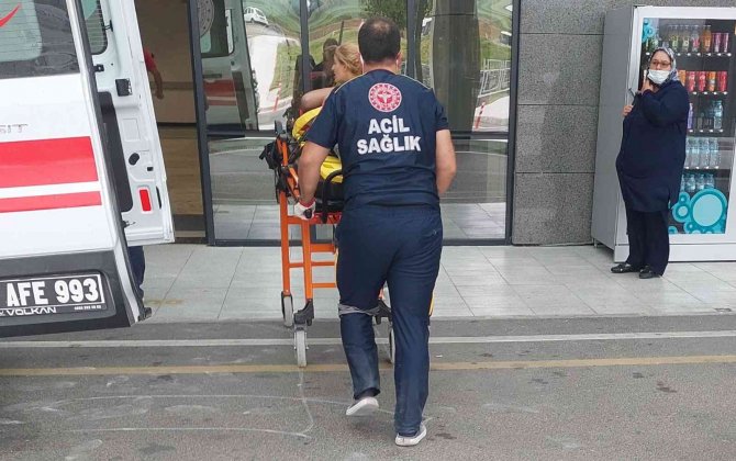 Üzerine 1 Tonluk Cisim Düşen İşçi Yaralandı