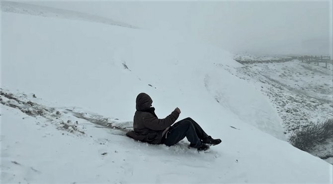 Tokat’ta 19 Mayıs’ta Kar Sürprizi
