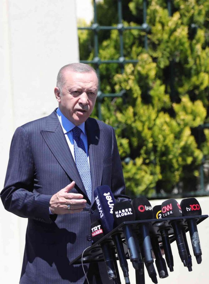 Cumhurbaşkanı Erdoğan: “Terör Örgütlerinin Bir Güvenlik Örgütü Olan Nato’ya Girmesine Evet Diyemeyiz”