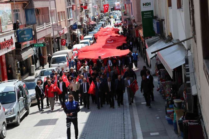 Havza’da Bayrak Yürüyüşü Ve İlk Miting Coşkusu