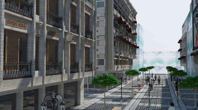 Büyükşehir’den Çarşıya Estetik Dokunuş