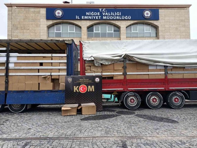 20 Milyon 160 Bin Adet Kaçak Makoron Sigara Ele Geçirildi