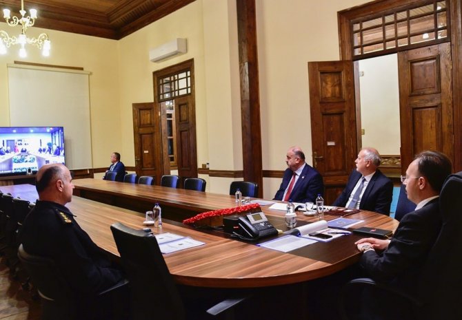Vali Kızılkaya, Bakan Soylu Başkanlığında Gerçekleştirilen Toplantıya Katıldı