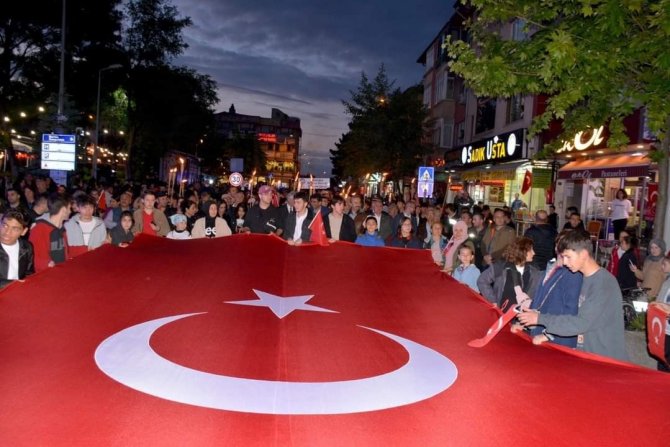 Çaycuma’da Fener Alayı Düzenlendi