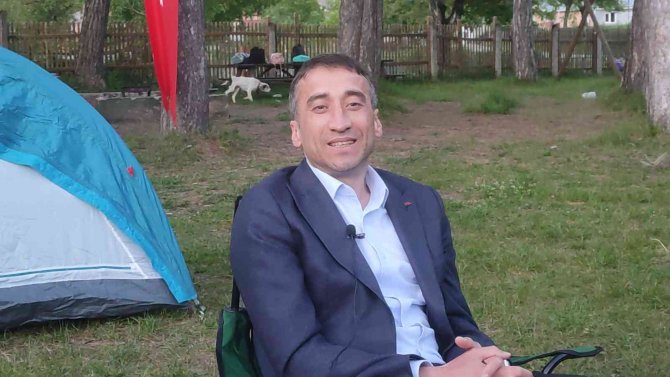 Gençlik Haftasında Kamp Yaptılar
