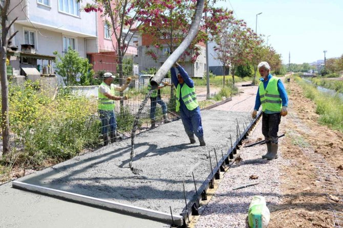 Sırasöğütler Deresi Yeni Yaşam Alanına Dönüşüyor