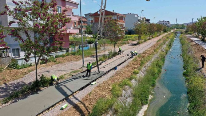 Sırasöğütler Deresi Yeni Yaşam Alanına Dönüşüyor