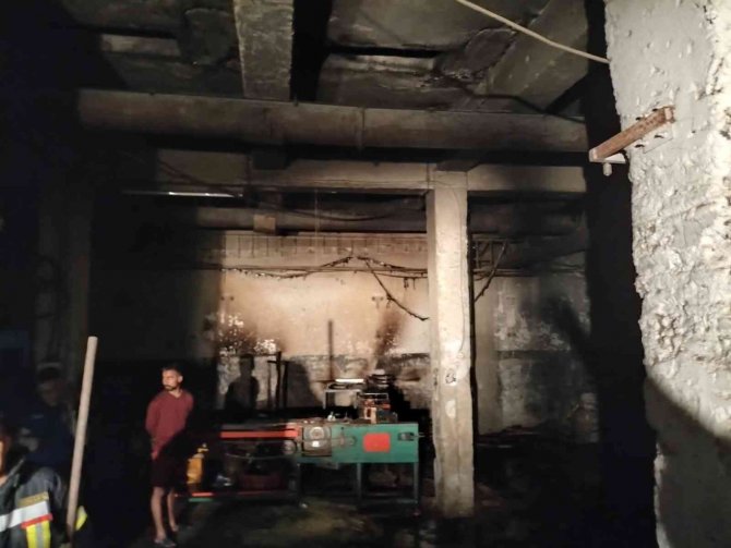 Sultanhisar’da İş Yeri Yangını