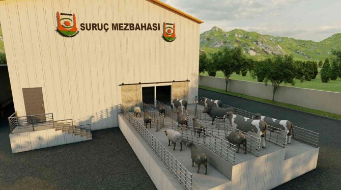 Suruç’a Yapılan Mezbaha İçin Çalışmalar Sürüyor