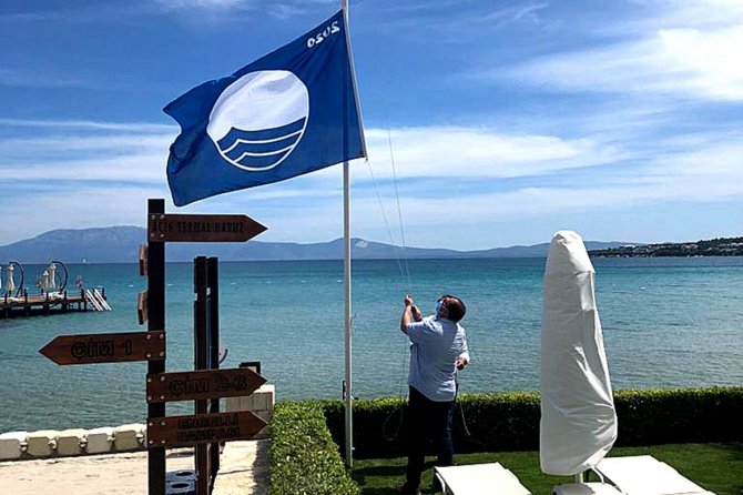 Çeşme’de 16 Plaj Ve 2 Marinaya Mavi Bayrak
