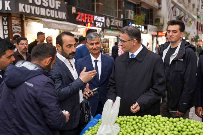 Vali Balcı Esnafı Ziyaret Edip Uçkunun Tadına Baktı