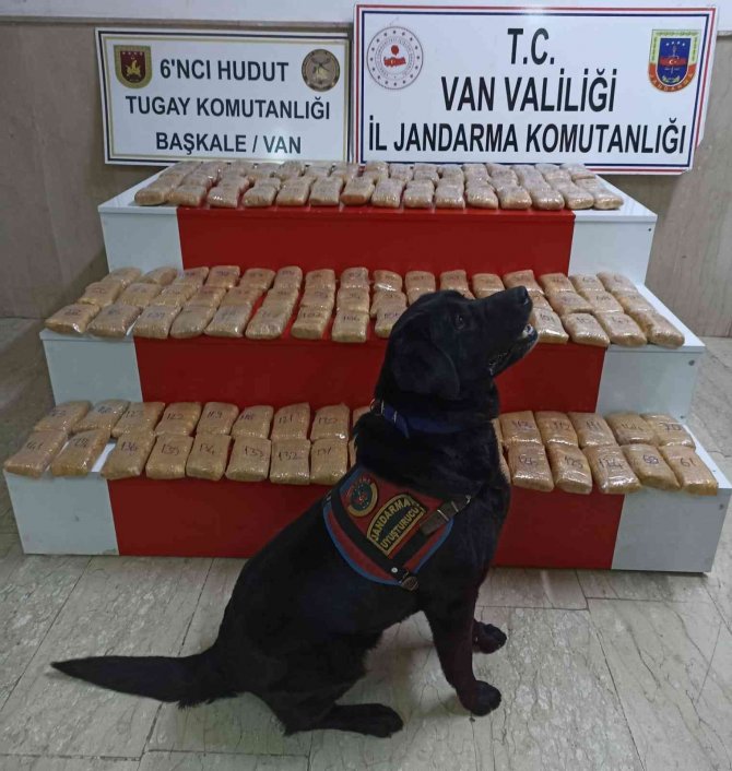 Çaldıran’da 72 Kilo 500 Gram Eroin Ele Geçirildi