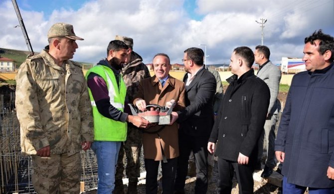 Damal İ̇lçe Emniyet Amirliği Polis Lojmanının Temeli Atıldı