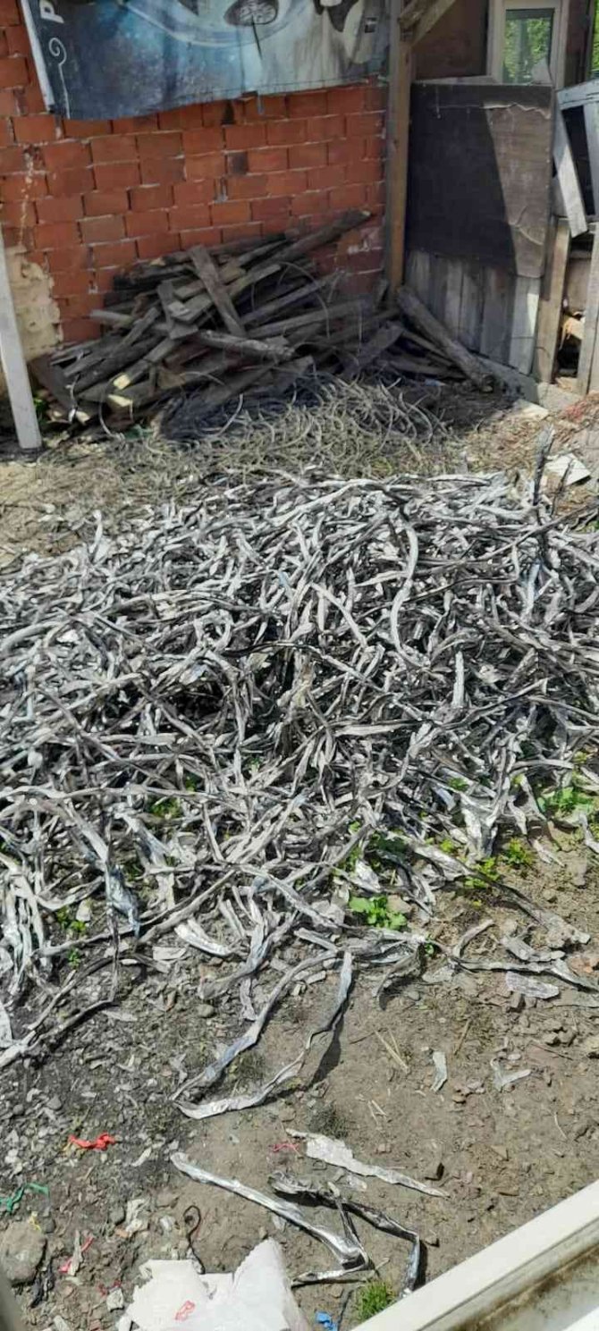Kablo Hırsızları Önce Fotokapana Sonra Jandarmaya Yakalandı