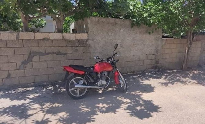Park Halindeki Motosiklet Çalındı