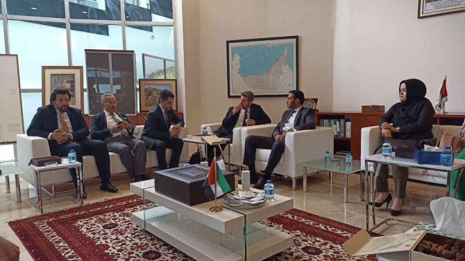 Sankon Heyeti, Birleşik Arap Emirlikleri Ankara Büyükelçiliğine Taziye Ziyaretinde Bulundu