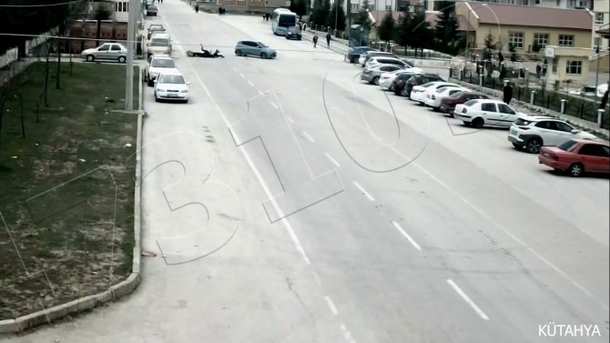 Kütahya’da Saniye Saniye Kaza Anları