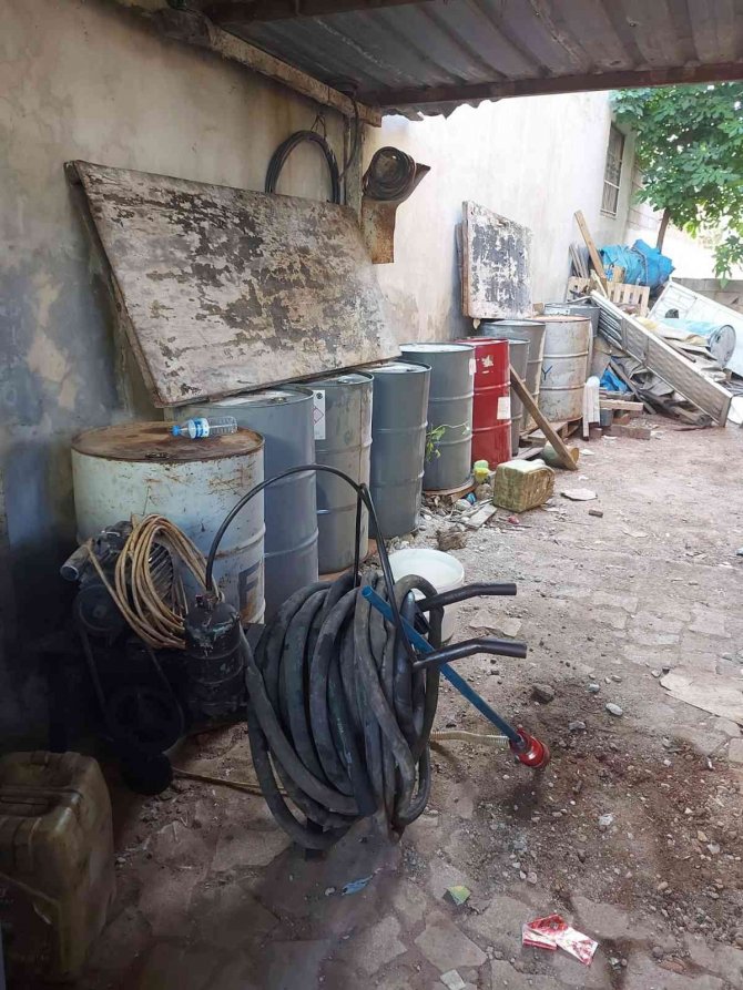 Hatay’da Kaçak Mazot Operasyonu
