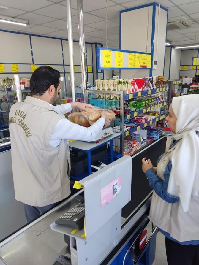 Elazığ’da Ekmek Gramajı Denetimi