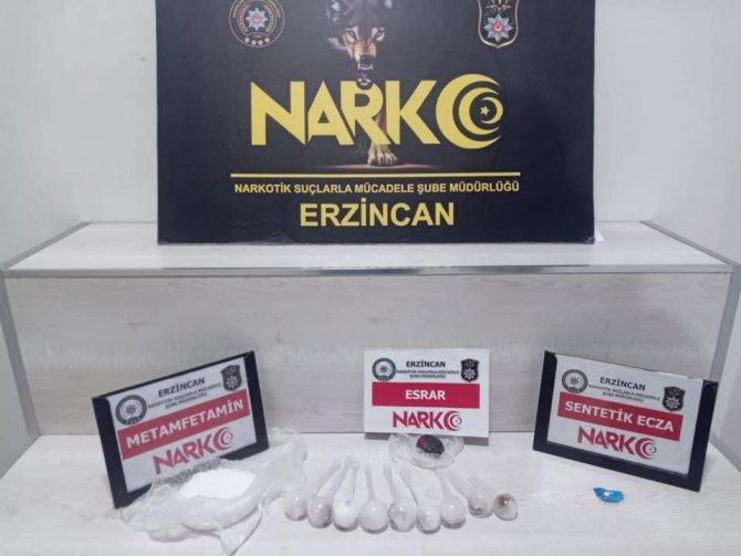 Erzincan’da 3 Ayrı Uyuşturucu Operasyonunda 3 Kişi Tutuklandı