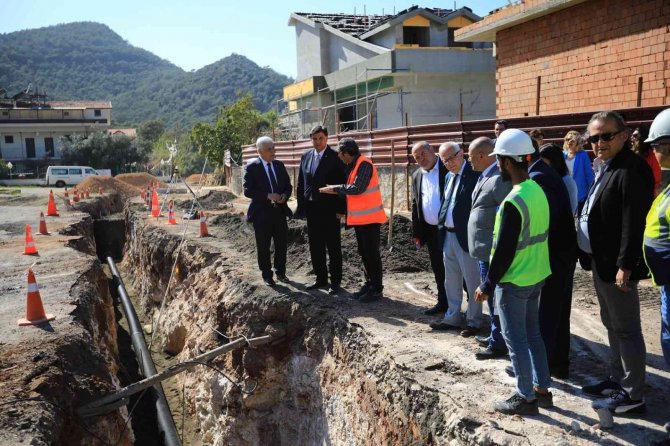 Fethiye’nin Alt Yapı Yatırımı Tamamlanıyor