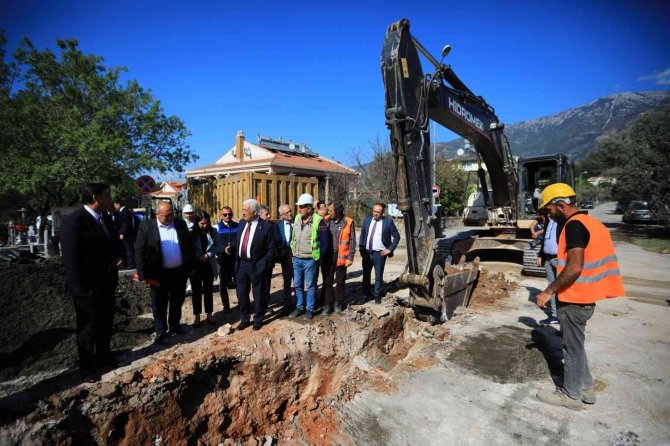 Fethiye’nin Alt Yapı Yatırımı Tamamlanıyor