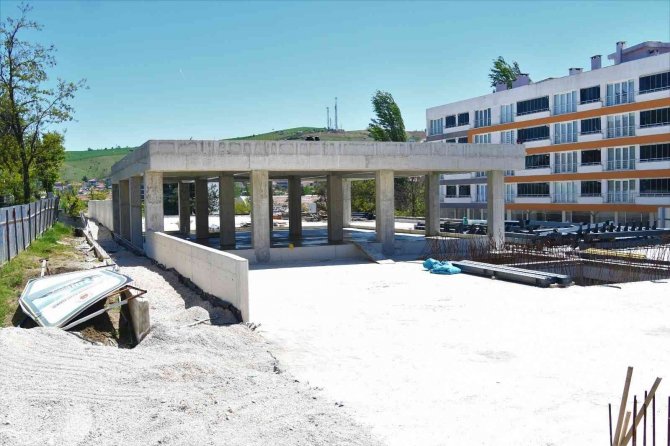 Havza Mekanik Katlı Otoparkı’nın Yüzde 80’i Tamam