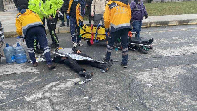 Sarıyer’de Feci Kaza: Ters Yönden Gelen Motosikletli Otomobil İle Kafa Kafaya Çarpıştı