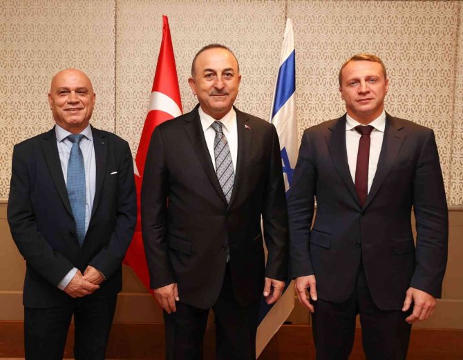 Bakan Çavuşoğlu, İ̇srail Turizm Bakanı Razvozov İle Görüştü