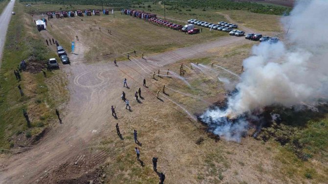 Çanakkale’de Orman Yangını Tatbikatı