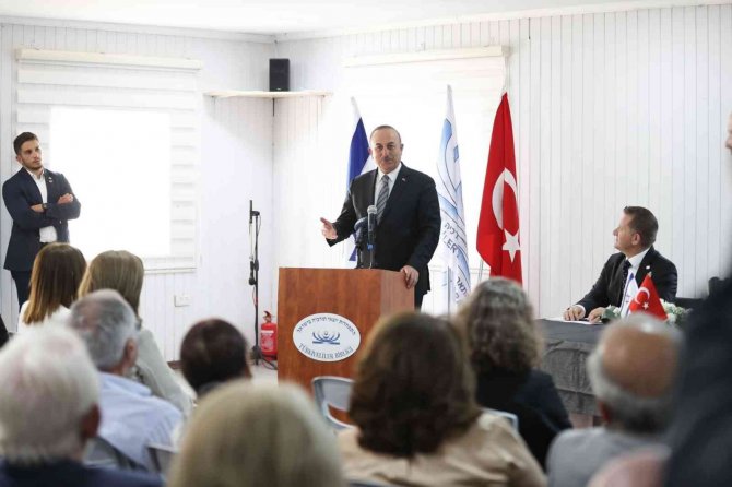 Dışişleri Bakanı Çavuşoğlu, Türkiye-i̇srail İ̇ş Konseyi Ve İ̇srail’deki Türkiyeliler Birliği Mensuplarıyla Bir Araya Geldi