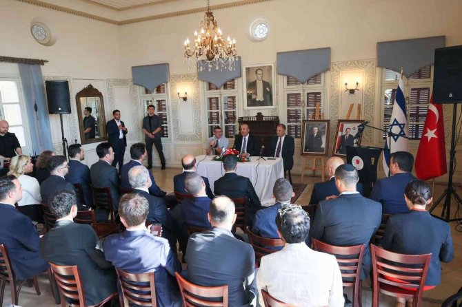 Dışişleri Bakanı Çavuşoğlu, Türkiye-i̇srail İ̇ş Konseyi Ve İ̇srail’deki Türkiyeliler Birliği Mensuplarıyla Bir Araya Geldi