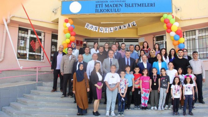 İ̇lkokulda Kütüphane Açılışı Gerçekleşti