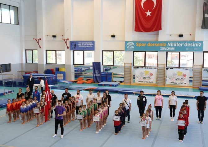 Minik Cimnastikçiler Nilüfer’de Yarıştı