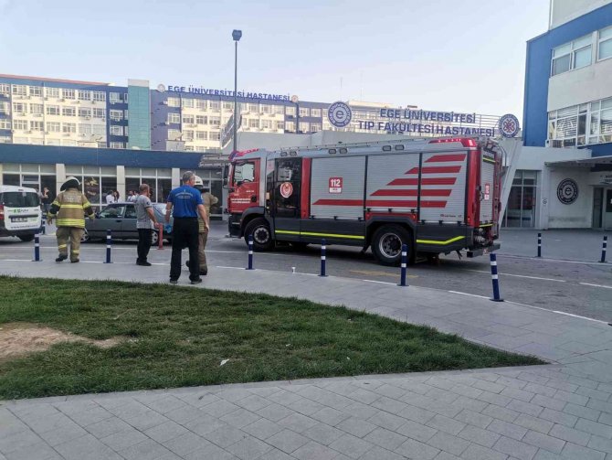 Ege Üniversitesi Tıp Fakültesi Hastanesi’nde Yangın Paniği