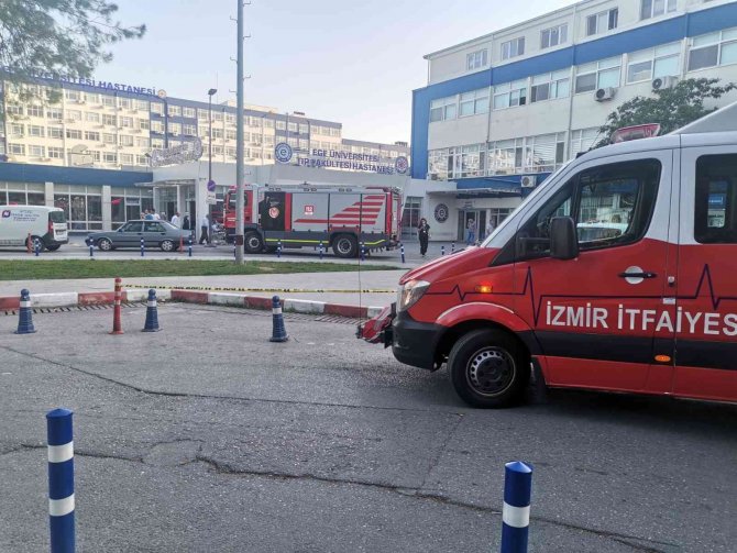 Ege Üniversitesi Tıp Fakültesi Hastanesi’nde Yangın Paniği
