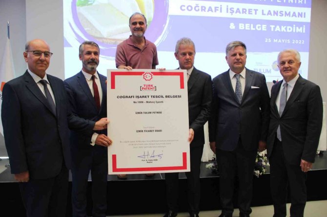 İ̇zto, İ̇zmir Tulum Peynirinin Coğrafi İşaret Tescil Belgesini Aldı