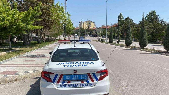Bolvadin’de Emniyet Ve Jandarmadan Ortak Radar Denetimi