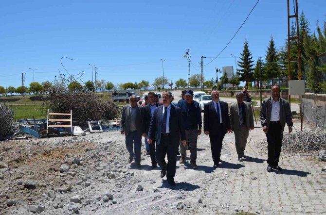 Adilcevaz’da Yeni Stadyumun Çalışmaları Başladı