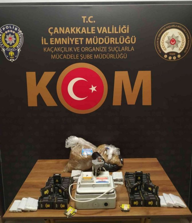 Çanakkale’de Kaçak Tütün Operasyonu