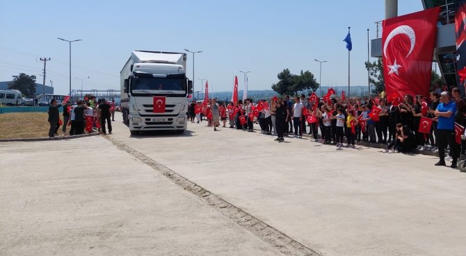 Cumhurbaşkanlığı ’Spor Aşkı Engel Tanımaz’ Tırı Tekirdağ’da