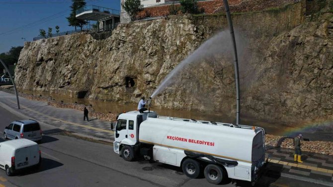 Büyük Keçiören Şelalesi Yaza Hazırlanıyor