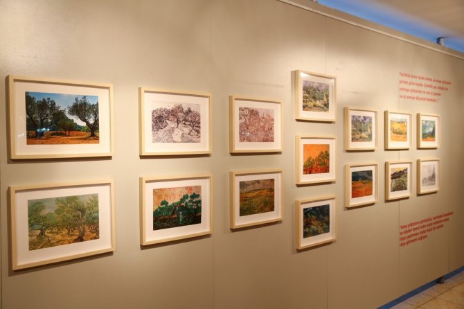 “Vıncent Van Gogh İ̇le Birlikte Zeytin Ağaçları Gölgesinde” Aksm’de