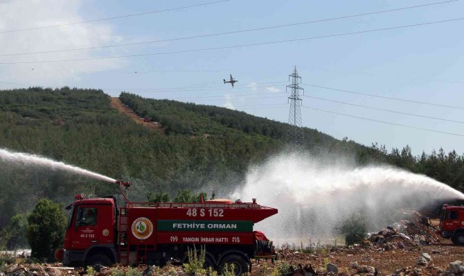 Muğla’da Orman Yangını Tatbikatı