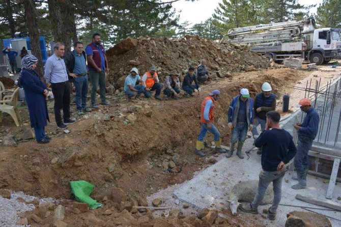 Muratdağı Termal Kayak Merkezi Modern Kayak Evinin Temeli Atıldı