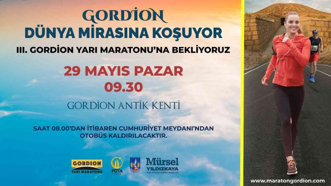 3. Uluslararası Gordion Yarı Maratonu İle Polatlı Unesco Hedefine Koşuyor