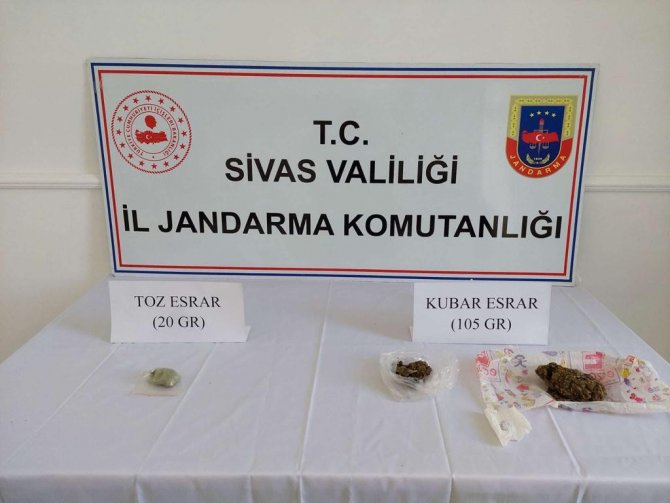 Sivas’ta Narkotik Köpekli Şafak Operasyonu