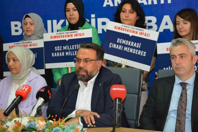 Ak Parti Balıkesir İ̇l Başkanlığından ’27 Mayıs Darbesi’ Açıklaması